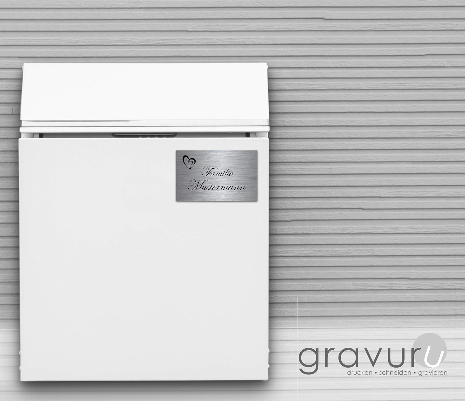 Edelstahl Turschilder Mit Gravur Namensschilder Selbstklebend