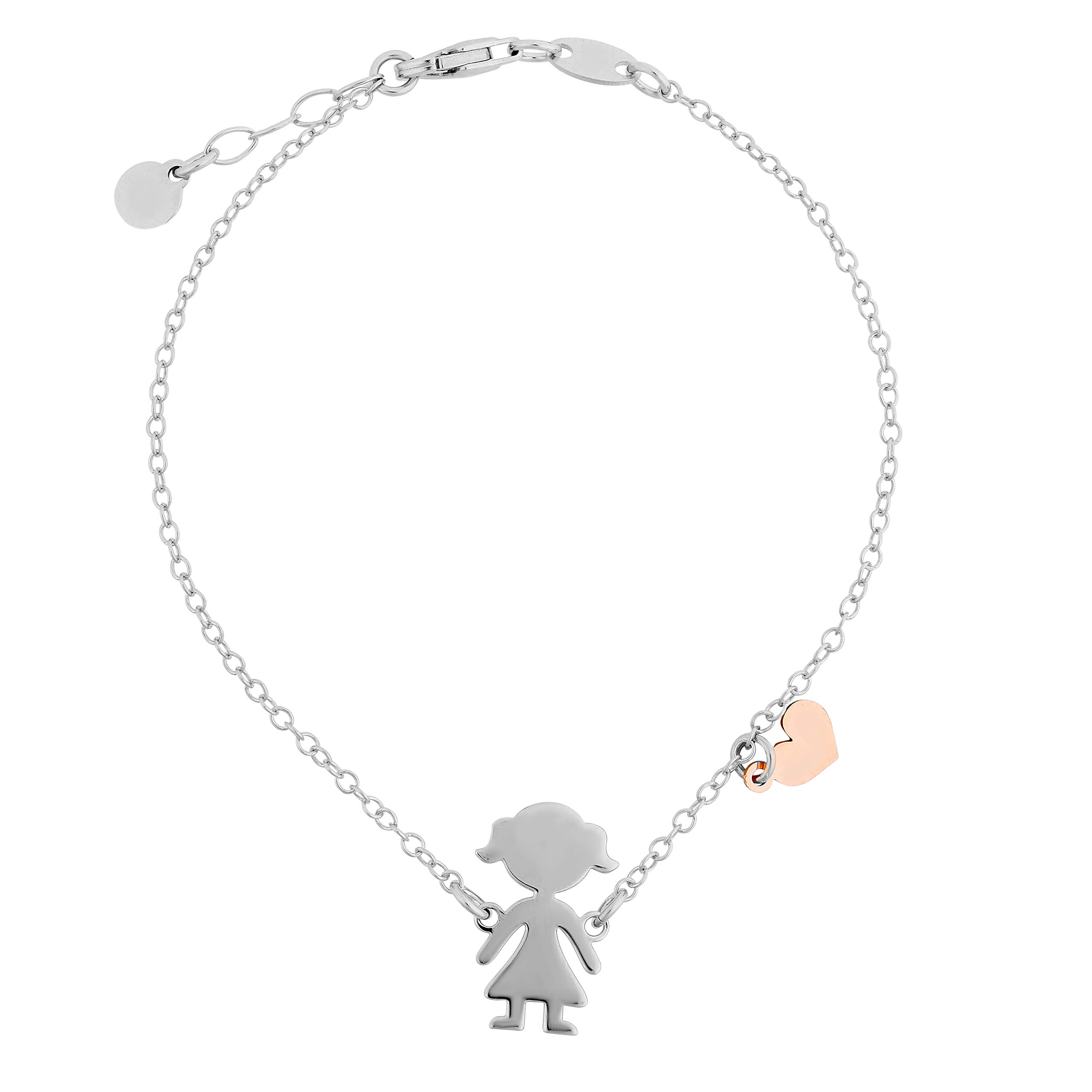 ORPHELIA Women Silver Chain Bracelet - ZA-7390