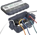 Restmo Extra Large Waterproof Electrical Box IP54 Outdoor Cover 12.6x8.7x5.1 in