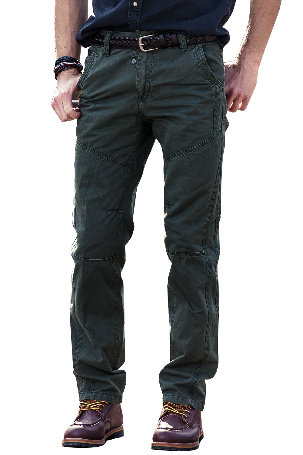 100 cotton cargo trousers