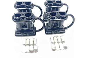 4 Sets 50A 6-10 Gauge Battery Quick Connector Disconnect Wire Harness Plug, Battery Cable Quick Connect Disconnect Plug for 1