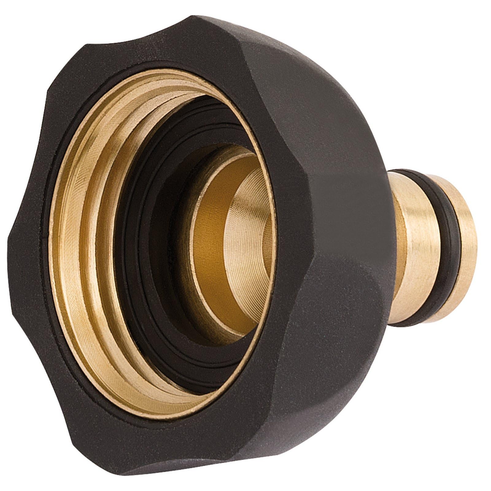 Draper 27697 Brass and Rubber Tap Connector, 1"