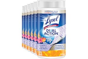 LYSOL® Dual Action Wipes Mango & Hibiscus- 6/75 ct.