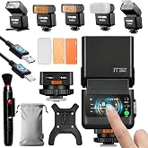 Godox iT32 TTL Camera Flash with X5S Trigger for Sony A7 III, ZV-E10, A7 IV | 2.4G HSS 1/8000s, Hotshoe &amp; Trigger 2-in-1; Compatible with Sony ZV-E10 II,ZV-E1 ,a7C,a6400, a6400,a7C II, a7C, a7CR