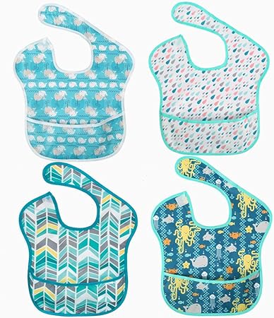 100 polyester baby bibs