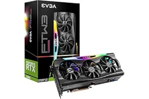 EVGA GeForce RTX 3090 FTW3 Ultra Gaming, 24GB GDDR6X, 10496 CUDA Cores, 1800MHz Boost Clock, 3x Fans, ARGB LED, Metal Backpla