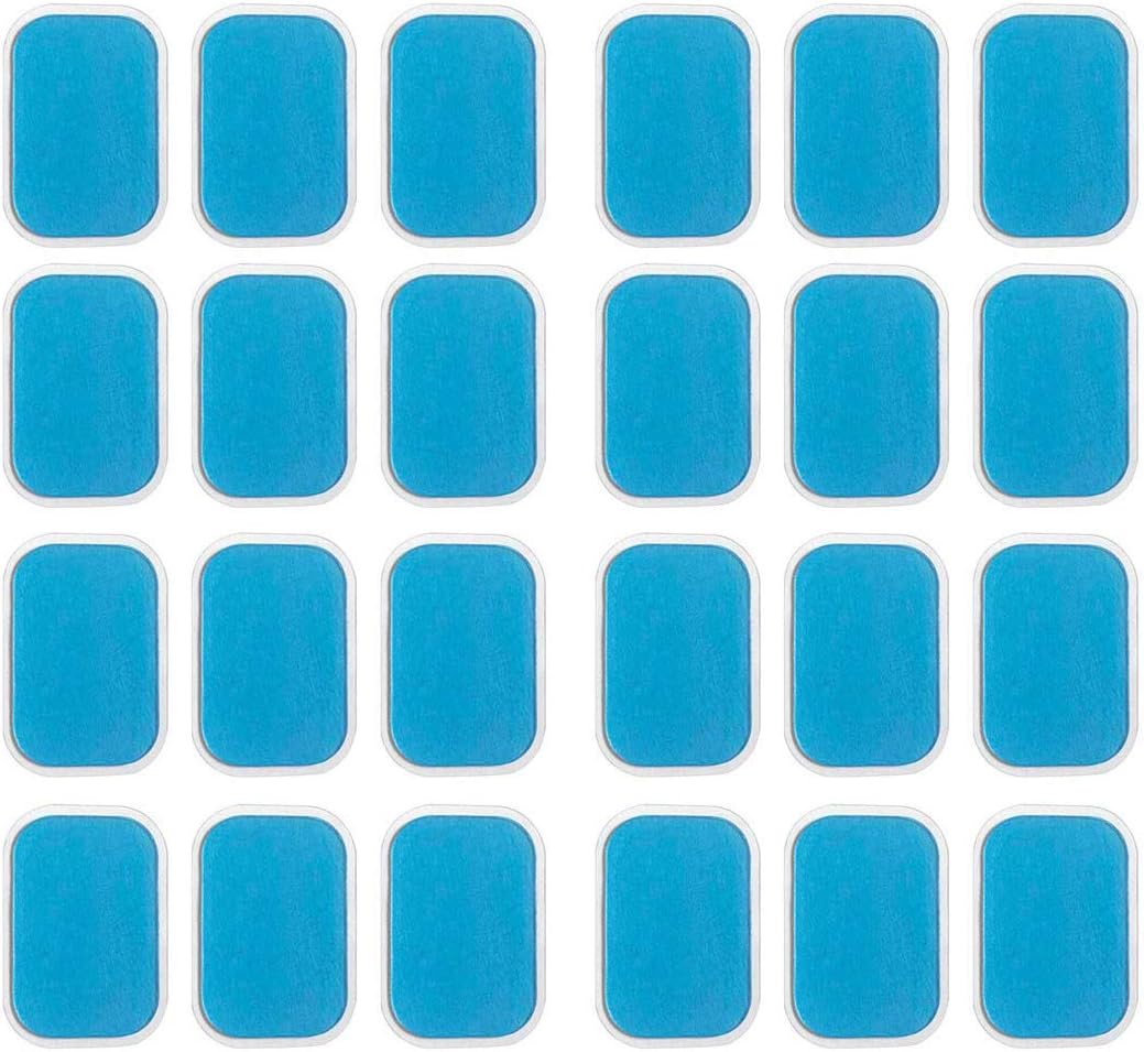 flyword Abs Replacement Pads,Electric Muscle Stimulation Training Gear and Fat Burning Massage Device Trainer Replacement Gel Sheet Accessories 30pcs Gel Sheets For Gel Pad (15packs)