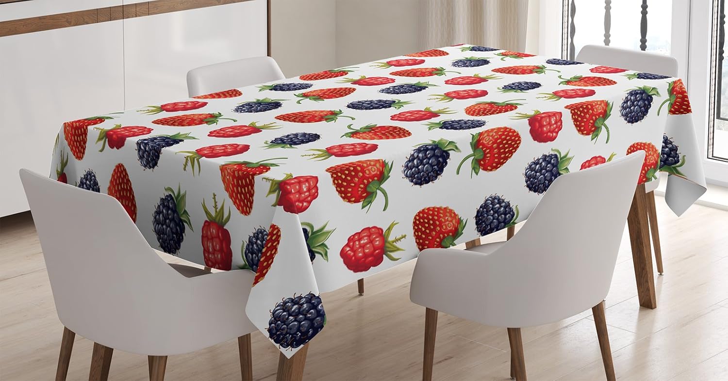 Best strawberry party table cloth