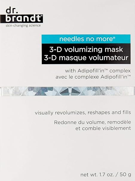 Amazon Com Dr Brandt Skincare Needles No More 3d Volumizing Mask 1 7 Oz Premium Beauty