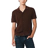 Buffalo David Bitton Mens Short Sleeve Sweater Knit Polo