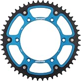 Supersprox Stealth Sprocket Blu for Yamaha TTR230 WR250F 1999-2018 | OEM replacement, fits WR250R Dual Sport WR250X Supermoto WR400F WR426F, 400 426 450 engines, RST-245-50-BLU