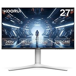 KOORUI Monitor, 27” 240Hz Gaming