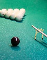 QWORK Telescopic Snooker Cue Bridge with 3 Brass Heads 35-150 cm view 5