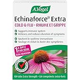 A.Vogel Echinaforce Extra Strength Echinacea Tablets - Immune Support for Cold and Flu Relief - 1200mg Organic Echinacea - Sa