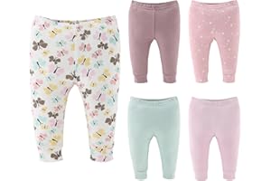 The Peanutshell Baby Girl Pants, Baby Girls' Clothing, Cotton Baby Clothes for Girls, Newborn to 24 Month Pants, Bottoms
