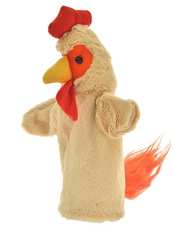 rooster hand puppet