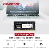 Gigastone 16GB DDR4 SODIMM 2666MHz Laptop RAM 260 Pin CL19 1.2V Non-ECC view 2