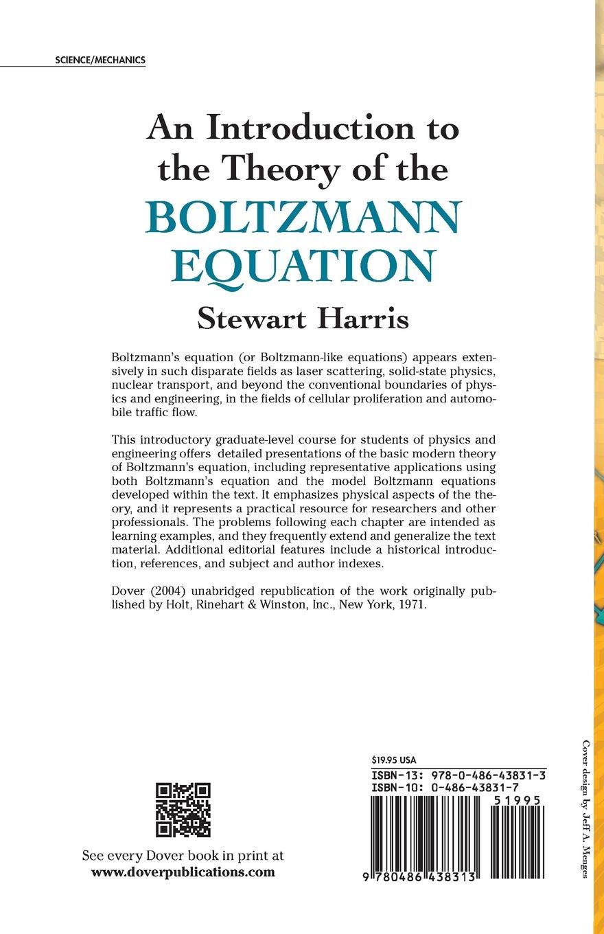 An Introduction To The Theory Of The Boltzmann Equation - 