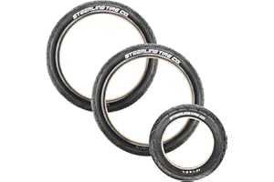 Two 16" x 1.75 Rear and One 12.5" x 2.25 Front Wheel Replacement Tires for Jogging Strollers - The Perfect BOB Stroller Tire Replacement Set by Steerling Tire Co. (3-Pack)