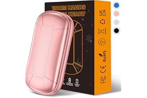 LERAT 8000mAh Hand Warmers Rechargeable, Portable Electric Handwarmers, Double-Sided Heating USB Pocket Heater Therapy Great for Raynauds, Hunting, Golf, Camping, Women Mens Gifts