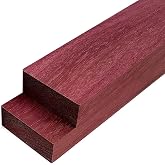 4 Pieces Purpleheart Exotic Hardwood Lumber Boards 3/4" x 2" x 24" | Kiln-Dried Wood for Crafting, Turning &amp; Woodworking Projects by Exotic Wood Zone