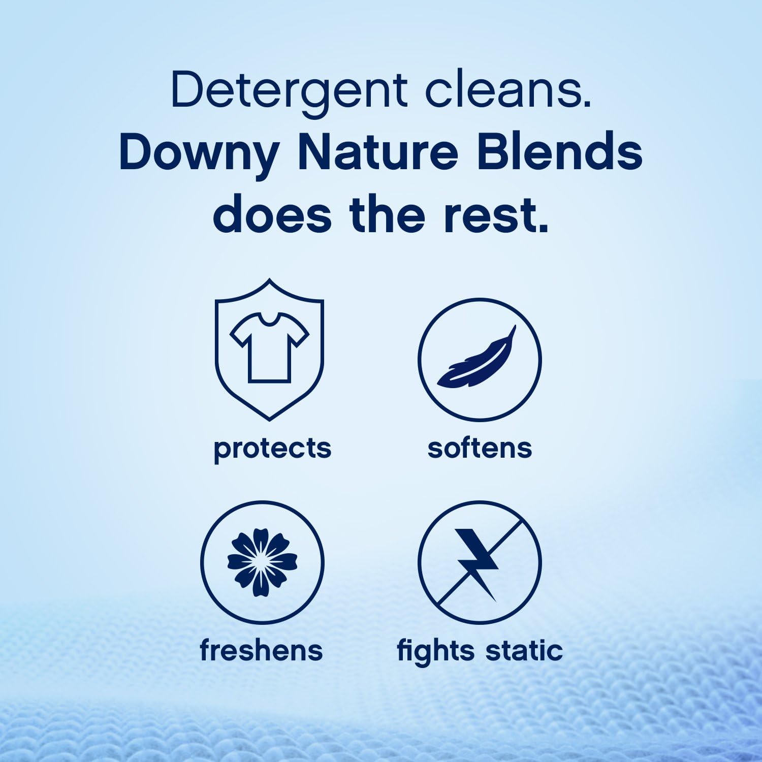 Downy Nature Blends Fabric Conditioner (Fabric Softener), Rosewater & Aloe, 44 Oz Bottles, 2 Pack, 104 Loads Total: Health & Personal Care