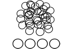uxcell 100Pcs AS-016 O-Rings, Nitrile Rubber O-Rings 5/8" ID, 3/4" OD, 1/16" Width Round Sealing Gasket for Automotive Machin