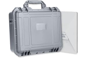 Cesicia Starlink Mini Hard Case,Waterproof Hard Case fits Starlink Mini,Precision Cut Foam with Shock Proof Sponge Protects Starlink Mini,Suitable During Travel, Residence, Aviation (Gray)