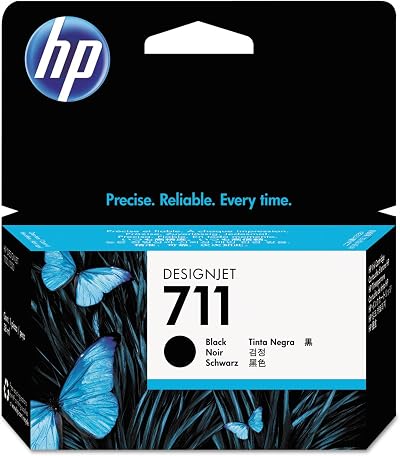 HP 711 Black Ink Cartridge CZ129A for DesignJet T120 T520 ePrinters