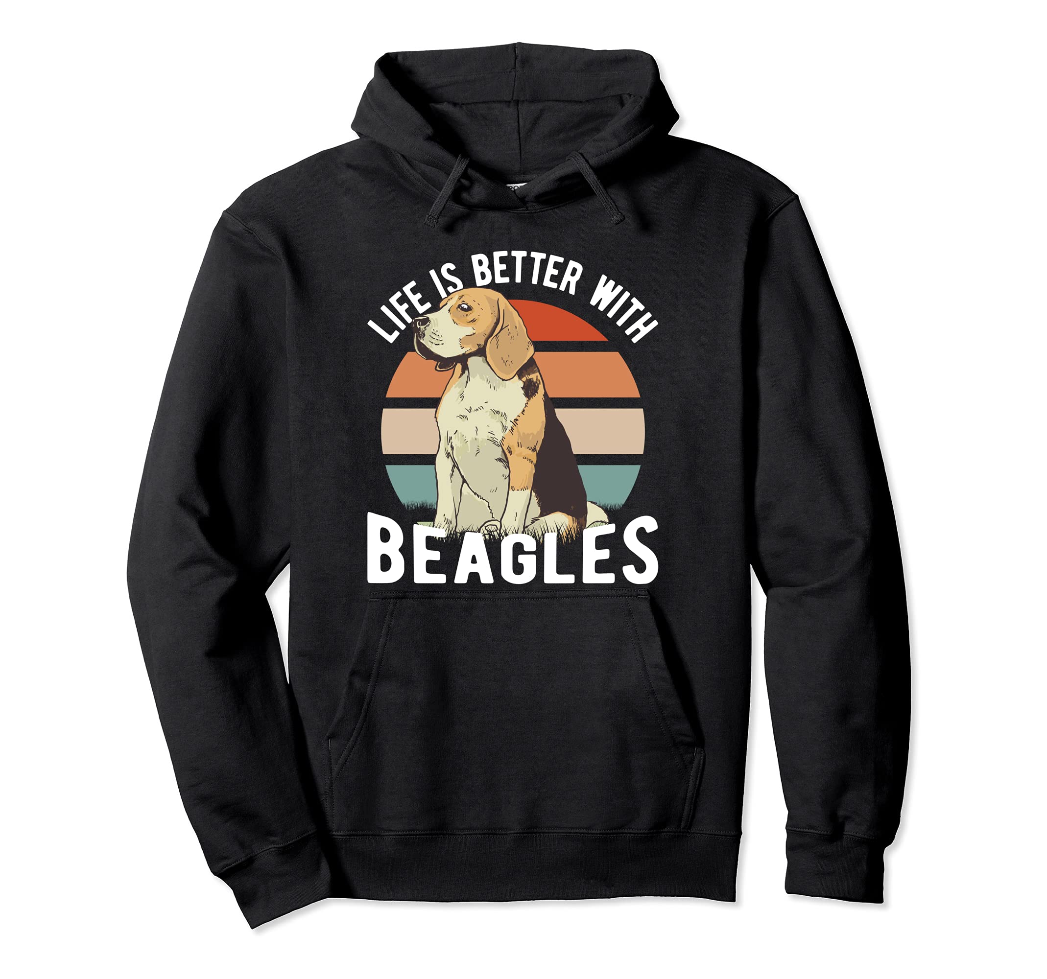 Beagle Life Is Better With Beagles Dogs Dad Dogs Mom Pullover Hoodie