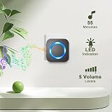 SURFOU Wireless Doorbell 400m Range 55 Tones Waterproof Plug In Kit view 3