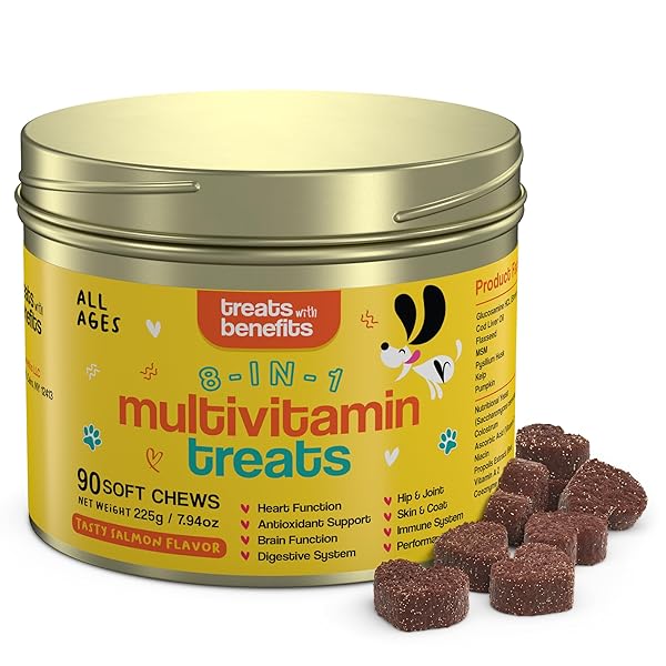 TREATS WITH BENEFITS DOG ALLERGY RELIEF – 8...