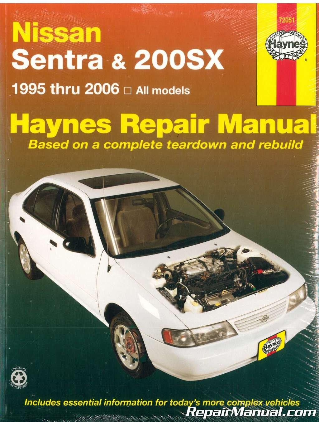 H72051 Haynes Nissan Sentra 200 SX 1995-2006 Auto Repair Manual Paperback –  2004