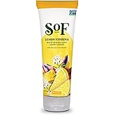 South Of France SoF Moisturizing Hand & Body Cream - With Organic Shea + Cocoa Butter and Sweet Almond Oil,Non GMO & Vegan, Lemon Verbena, 8 Fl Oz, 1 Pack