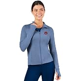 CERTO NCAA Womens High Low Track Jacket, Lighweight Sun Protection, Athletic Team Apparel