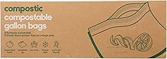 Compostic, Compostable Gallon Bags, 10 Count