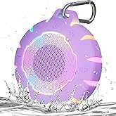 HEYSONG Waterproof Shower Bluetooth Speaker, Durable & Portable with Clear Sound, Ideal for Shower, Pool, Beach & Kayaking – Great Gift for Girls, Women & Men