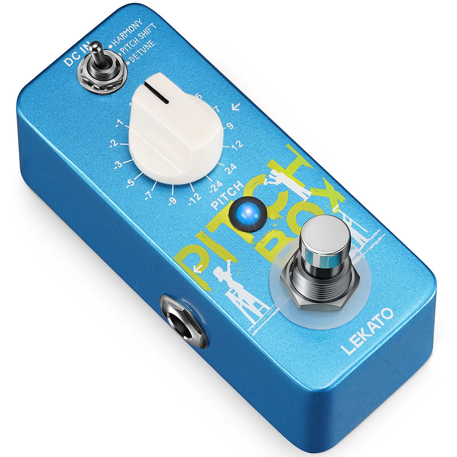 LEKATO Mini Pitch Shifter Pedal, Harmonizer Guitar