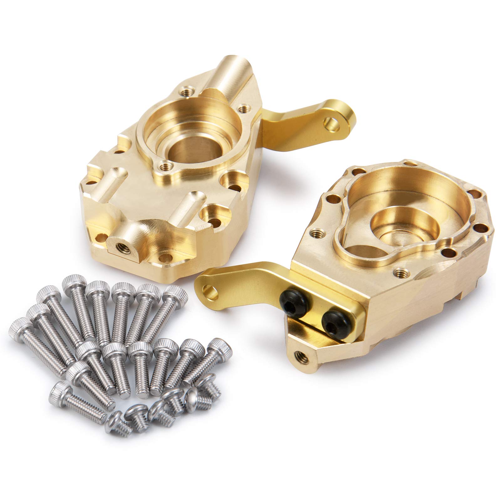 1Pair 135g Metal Brass Front Steering Knuckle Upgrade For Crawler TRX-4