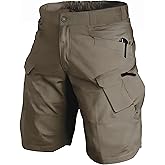 Drantren Cargo Shorts for Man Waterproof Stretch Multi Pockets Quick-Dry Outdoor Camping Running Athletic Men's Shorts