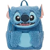 Loungefly Disney Stitch Plush Sherpa Mini Backpack