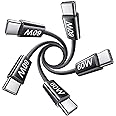 LISEN USB C Cable, 60W C to C Type Fast Charging Cable [5-Pack, 3.3FT] Type C to Type C for Samsung S23 S22 S21 Note 20 Ultra, Google Pixel 7 6 Pro, iPad Mini/Pro, iPad Air 4, MacBook Pro 2020