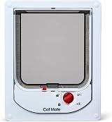 Pet Mate Cat Mate 4-Way Locking Electromagnetic Cat Flap 254 White view 2