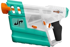 SPLATRBALL Dude Perfect Gel Water Bead Blaster Kit - Full Auto 160+ FPS - Includes 500 Glow-in-The-Dark & 500 Rounds of Ammo, Battery, Glasses