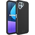TUDIA DualShield Grip Designed for Fairphone 5 Case (2023), [MergeGrip] Military Grade Dual Layer Shockproof Slim Tough Heavy Duty Protective Phone Case Cover (Matte Black)