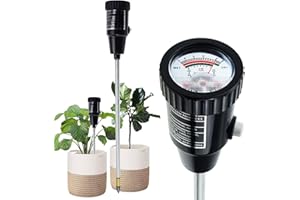 GAIN EXPRESS Soil PH Meter, Soil Moisture Sensor Meter, Soil PH Tester Gardening Tool Kits for Plant, Tree, Soil Tester for Moisture Great for Garden, Lawn, Farm, Indoor & Outdoor Use 295mm Long