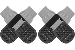 SCENEREAL Dog Socks to Prevent Licking Paws for Hardwood Floors Anti Slip, Dog Grippy Socks Shoes for Senior Small to Large Dogs, Dog Boots & Paw Protectors for Hot/Cold Scratching Pavement