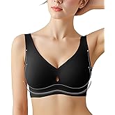 Popilush Bras for Women No Underwire Push Up Bra Seamless Wireless Bralettes with Support Comfortable Minimizer Bra