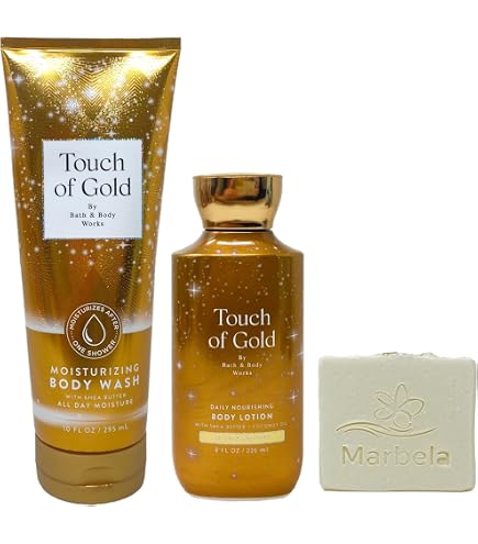 Amazon.com : Bath & Body Works Touch of Gold - Gold Woven Basket