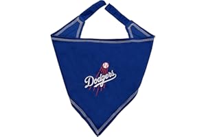 Pets First MLB Los Angeles Dodgers TIE Bandana, Small/Medium. Dog Bandana Scarf Bib for Pet Cat Dog. The Ultimate Game-Day, Party Bandanna, Birthday Event